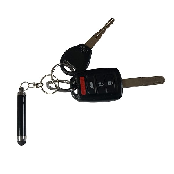 BoxWave BoxWave Stylus Pen for Samsung Galaxy Tab A7 Mini Capacitive Stylus with Keyring Loop Jet Black - View 5 of 7