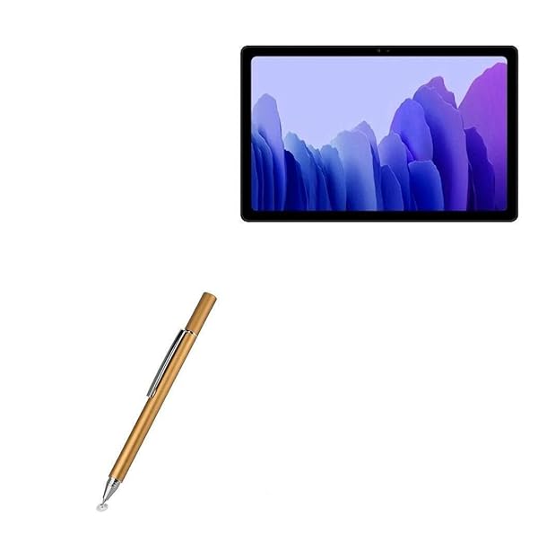 BoxWave BoxWave Stylus Pen for Samsung Galaxy Tab A7 FineTouch Capacitive Super Precise Champagne Gold