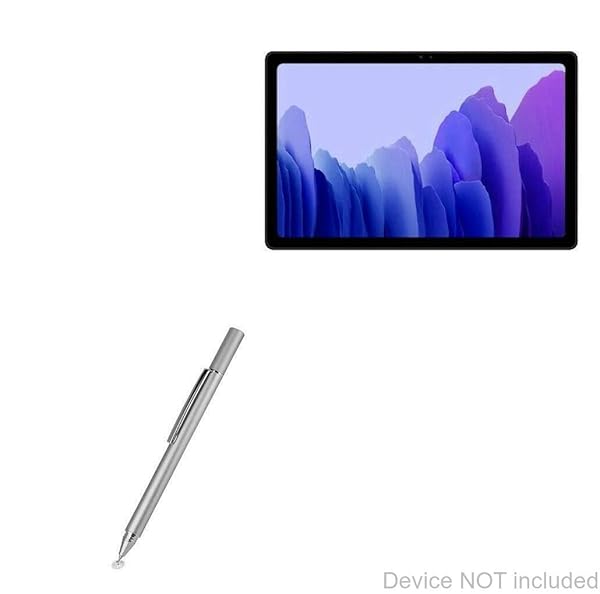 BoxWave BoxWave Stylus Pen for Samsung Galaxy Tab A7 FineTouch Capacitive Super Precise Metallic Silver - View 2 of 5