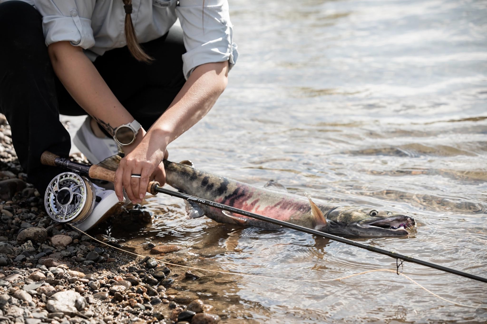 Temple Fork Outfitters Temple Fork Outfitters 6wt 9' Legacy Rod (TF-06-91-4-LK) - 4 Piece Fly Fishing Rod with Case - View 2 of 4