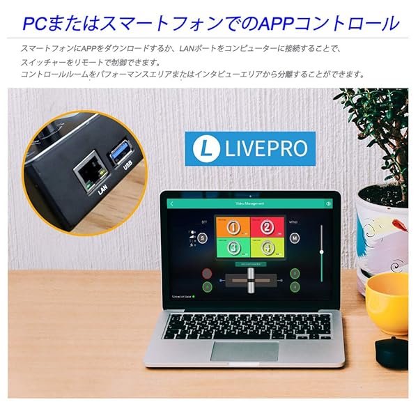 FEELWORLD FEELWORLD LIVE PRO L1: 4 HDMI Inputs Multicamera Switcher for Live Streaming & Production - View 6 of 8