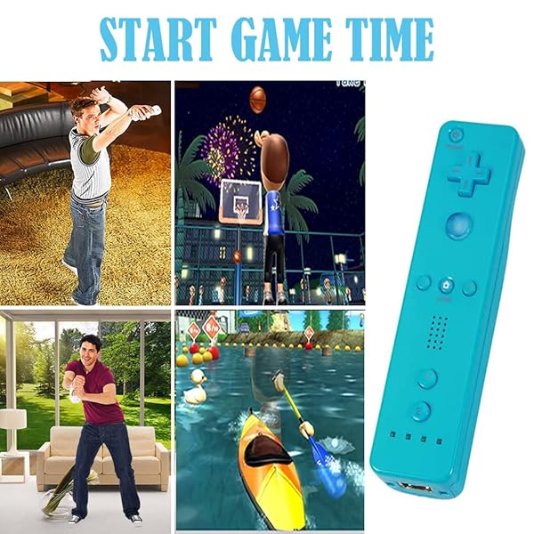 Tevodo Wii Remote Controller 2 Pack Upgrade Wireless Controllers for Wii and Wii U Console Pink and Blue - View 6 of 8