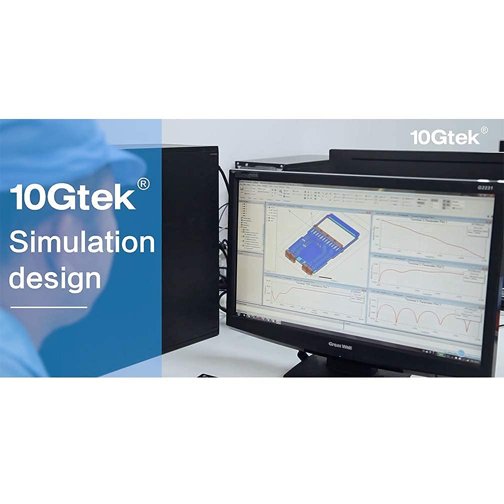 10Gtek 10Gtek SFP+ DAC Twinax Cable Passive 0.5 Meter Compatible with Mikrotik S+DA0000.5 High Speed Data Transfer - View 8 of 9