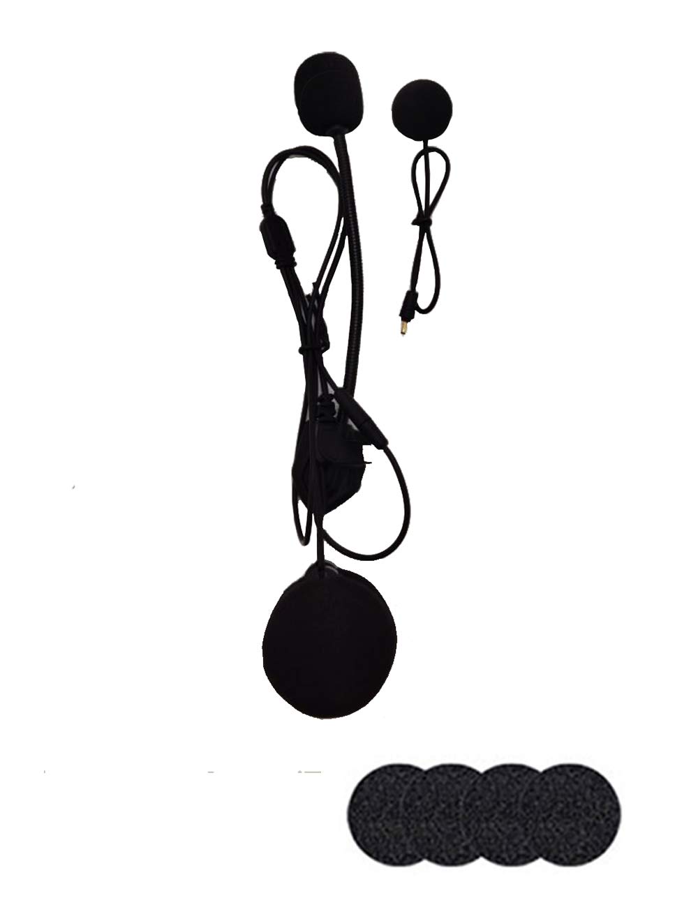 MAXTO MAXTO Bluetooth Headset Helmet Accessory with Soft and Hard Mic Compatible with M2 M2C MX1 M3