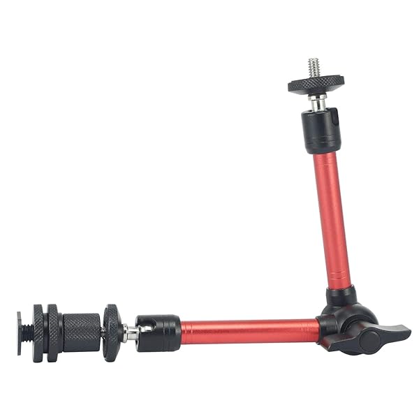 Leftfoto "11" Adjustable Camera Magic Arm Stand for LED Lights, Sports Cameras & Vlog Use - Robust Articulating Friction Design" - View 5 of 6