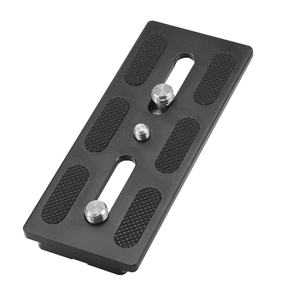 Leftfoto Tripod Arca Plates 120mm Quick Release Plate Universal Arca-Swiss Standard for Camera Tripod Ball Head with 1/4 and 3/8 inch Screw - View 4 of 7