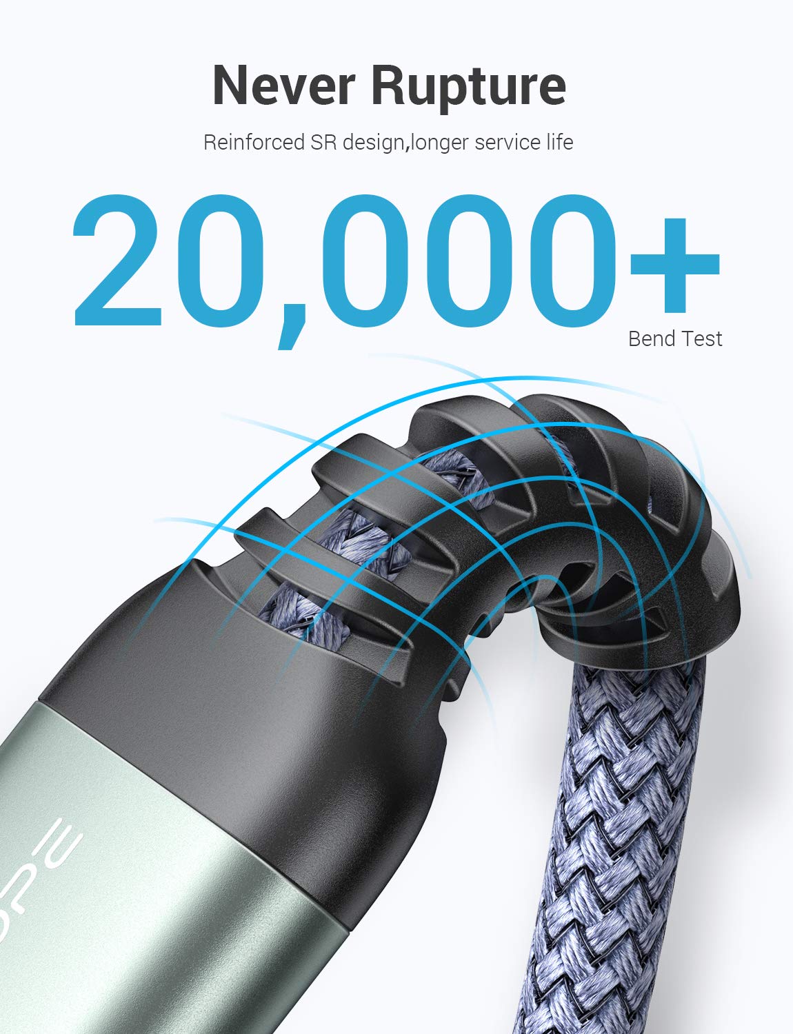 AINOPE AINOPE USB Extension Cable 3.3FT USB 3.0 Male to Female High Data Transfer Compatible with Webcam Keyboard Flash Drive Printer Grey - View 2 of 6