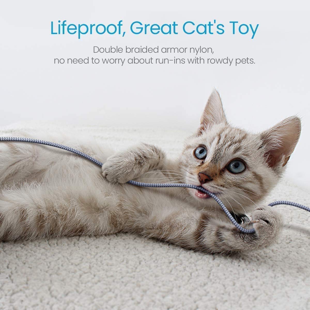 AINOPE AINOPE USB Extension Cable 3.3FT USB 3.0 Male to Female High Data Transfer Compatible with Webcam Keyboard Flash Drive Printer Grey - View 3 of 6