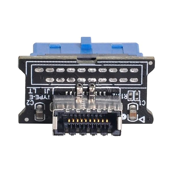 chenyang Chenyang Motherboard 19/20Pin to USB 31 Type E Front Panel Vertical Socket Converter Adapter - View 3 of 6
