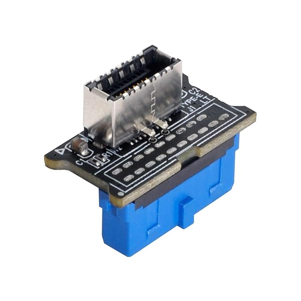 chenyang Chenyang Motherboard 19/20Pin to USB 31 Type E Front Panel Vertical Socket Converter Adapter - View 4 of 6