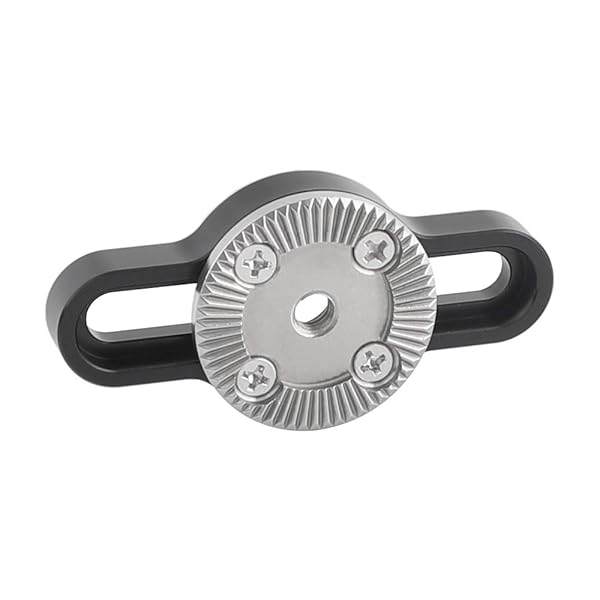 CAMVATE CAMVATE Standard M6 Rosette Connecting Adapter Mount with Two 1/4-20 Screws for Camera Accessories 2572 - View 2 of 7