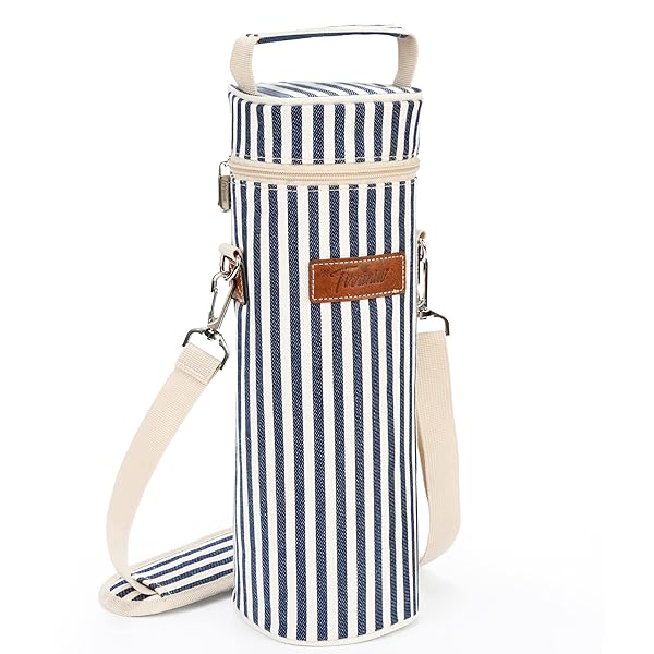 Tirrinia Insulated Wine Carrier Bag - Portable Tote for Picnics, Parties & BYOB - Perfect Gift for Wine Lovers