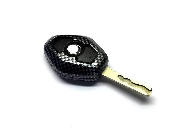 Hotsteelies Hotsteelies Carbon Fiber Remote Key Side Cover for BMW E46 E38 E39 Z3 Z4 E53 E83 Durable Protection Stylish Design - View 3 of 3