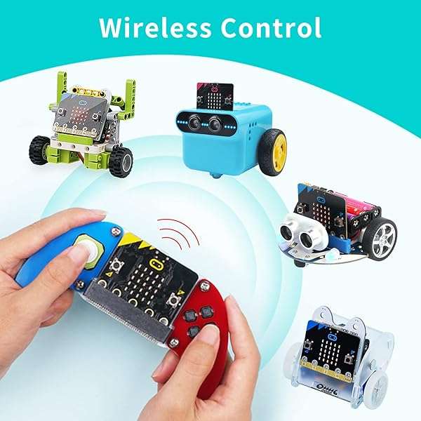 EF ELECFREAKS ELECFREAKS Wireless Game Joystick for micro:bit - DIY STEAM Education Controller (No micro:bit Included) - View 5 of 7