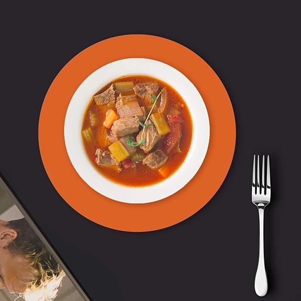 ONE250 12 Inch Silicone Microwave Multi-Mat Non Stick Heat Resistant Oven Trivet Mat 2 Pack Brown - View 8 of 8