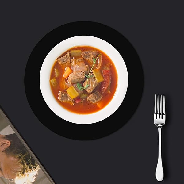 ONE250 ONE250 12 Inch Silicone Microwave Multi Mat Non Stick Heat Resistant Oven Trivet Mat 2 Pack Orange - View 7 of 8