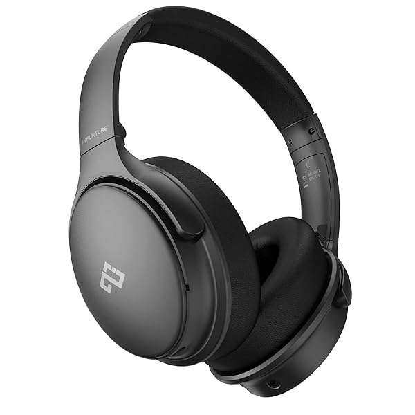 INFURTURE INFURTURE H1 Wireless Noise Cancelling Headphones: Deep Bass, 40H Playtime & Comfort - View 2 of 10