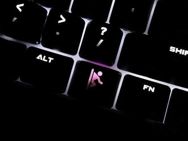 MECHKYP 2 Pcs 1.25u R1 Backlit Novelty Keycaps Set for Cherry MX Switches Gaming Mechanical Keyboards OEM Profile Laser Carving Ctrl Win Alt FN - View 6 of 11