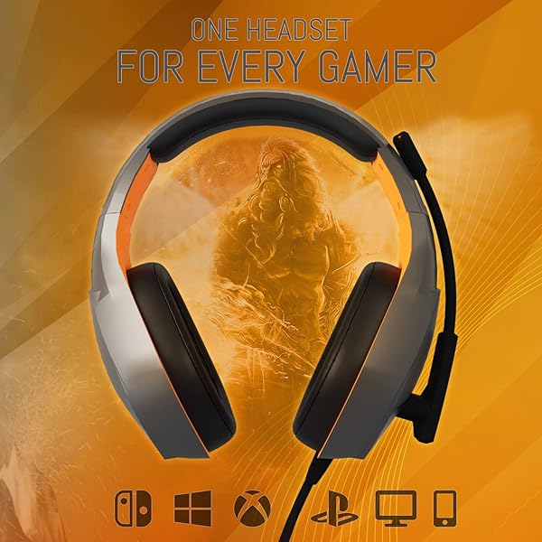 Orzly Orzly Hornet RXH-20 Vesuvius Gaming Headset: Noise Cancelling for PS5, Xbox, Switch & PC - Stereo Sound & Comfort - View 5 of 10