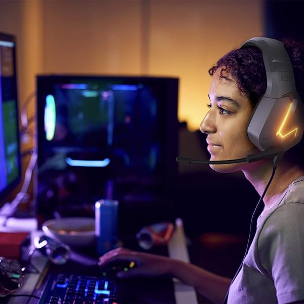 Orzly Orzly Hornet RXH-20 Vesuvius Gaming Headset: Noise Cancelling for PS5, Xbox, Switch & PC - Stereo Sound & Comfort - View 8 of 10