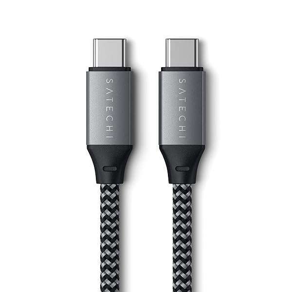 Satechi Satechi USB C to USB C Cable 100W Â– Compatible with iPhone 16 Pro Max/16 Pro/16/16 Plus, iPad Mini 6/Pro 2021, iPad Air 4, MacBook Pro 2020, Samsung Galaxy S23, Switch and More (10in/25cm) - View 7 of 8