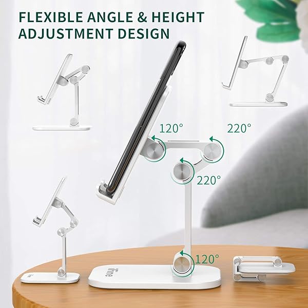 IFINE iFine Foldable Adjustable Cell Phone Stand for iPhone 12 and All Smartphones Heavy Duty Tablet Holder iPad Stand - View 4 of 8
