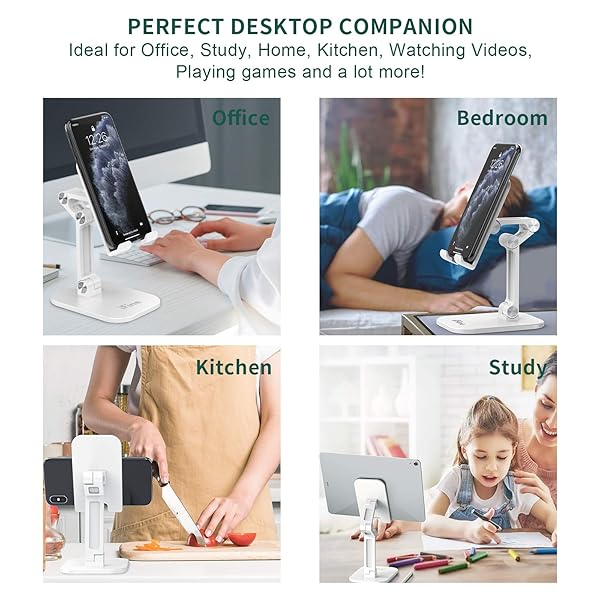 IFINE iFine Foldable Adjustable Cell Phone Stand for iPhone 12 and All Smartphones Heavy Duty Tablet Holder iPad Stand - View 8 of 8
