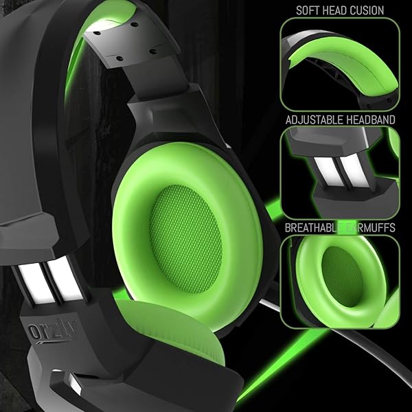 Orzly Orzly Hornet RXH-20 Sagano Gaming Headset: Noise Cancelling for PS5, Xbox, Switch & PC - Stereo Sound & Comfort - View 6 of 10