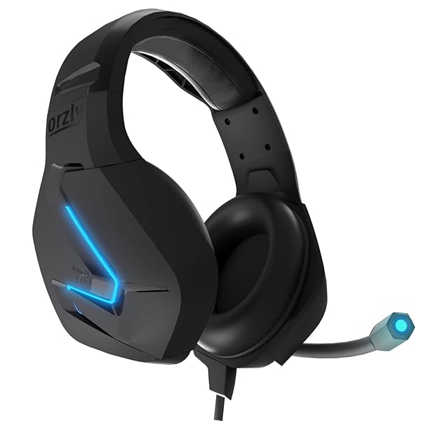 Orzly Hornet RXH-20 Abyss Gaming Headset: Noise Cancelling for PS5, Xbox, Switch & PC - Stereo Sound & Comfort
