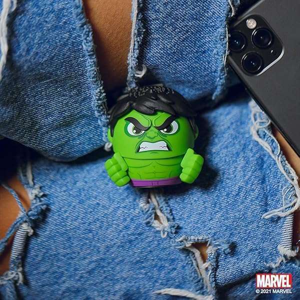 Bitty Boomers Bitty Boomers Marvel Hulk Mini Bluetooth Speaker: Compact Sound & Style for Fans - View 7 of 7