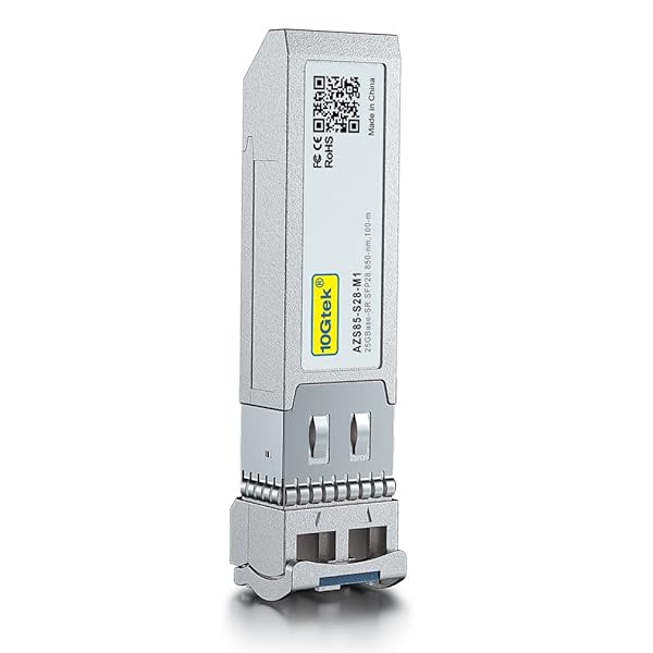 10Gtek 10Gtek 25G SFP28 Transceiver for Cisco SFP-25G-SR-S | 850nm, DDM, 100m Range - High-Speed Optical Module - View 6 of 7