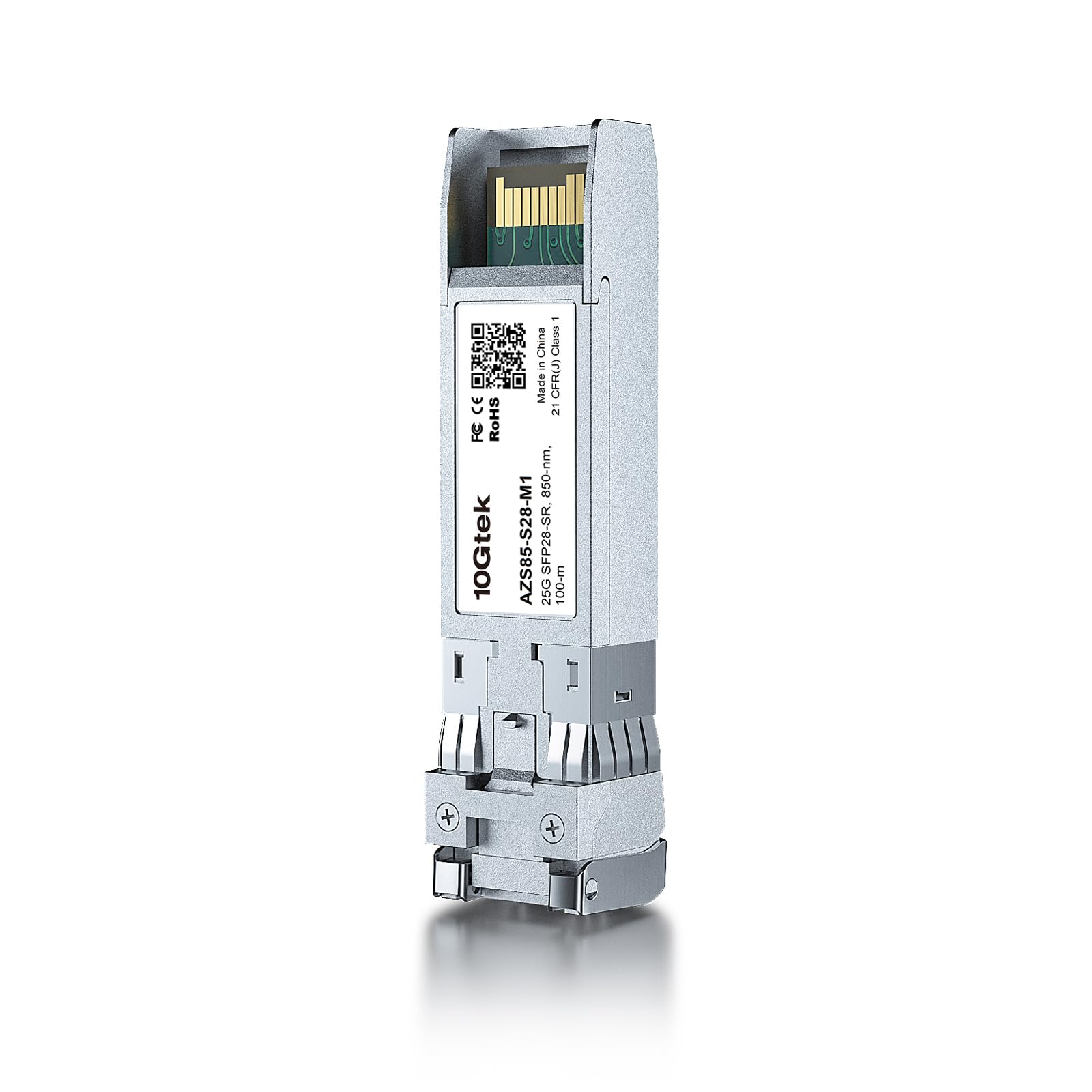 10Gtek 10Gtek 25G SFP28 SFP+ SR Transceiver 25GBase-SR Duplex LC MMF Optical Module for Dell Force10 GP-25GSFP-1S 850nm DDM up to 100m - View 4 of 6