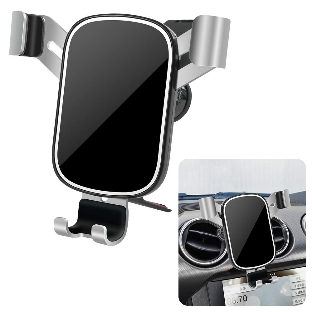 LUNQIN Car Phone Holder for Ford Mustang 2015 to 2023 Auto Accessories Navigation Bracket Mobile Cell Phone Mount Vent Screen Stand