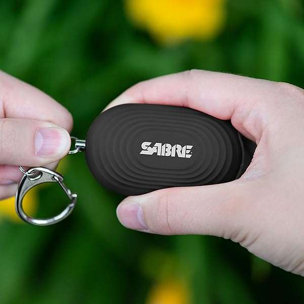 SABRE Stay Safe with SABRE 2-in-1 Personal Alarm & LED Light - 130dB Siren, 1,250ft Range, Compact Design for Bags & Keys - View 11 of 11