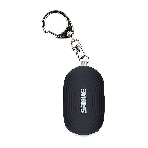 SABRE Stay Safe with SABRE 2-in-1 Personal Alarm & LED Light - 130dB Siren, 1,250ft Range, Compact Design for Bags & Keys - View 3 of 11