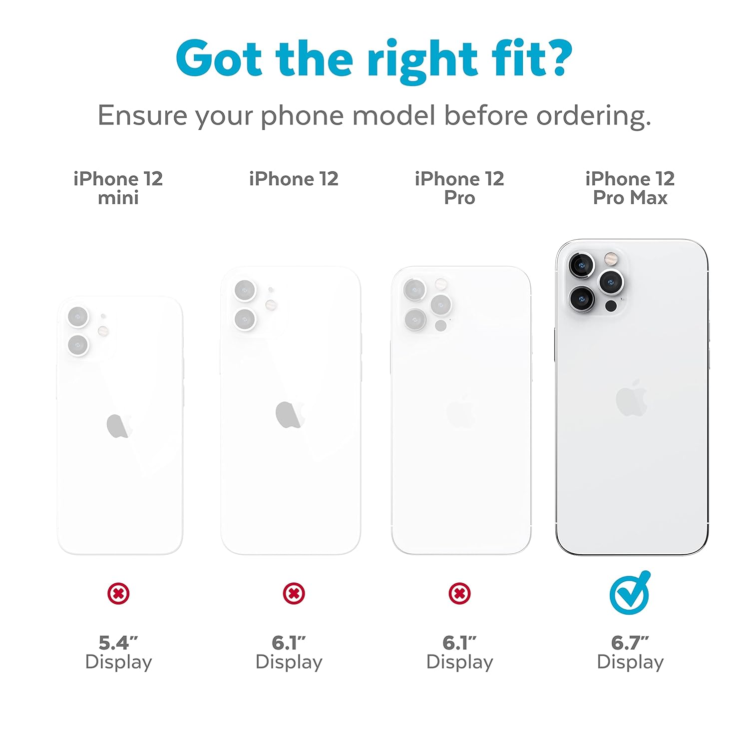 Speck Speck Products CandyShell Pro Grip Case for iPhone 12 Pro Max in Black for Ultimate Protection and Style - View 7 of 8