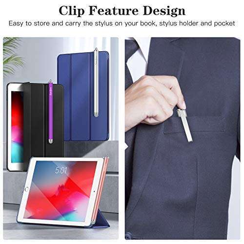 STYLUSHOME StylusHome 6-Pack Stylus Pens for iPad, iPhone & Tablets - High Sensitivity with 6 Replaceable Tips for All Touch Screens - View 7 of 8