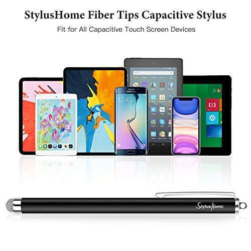 STYLUSHOME StylusHome 6-Pack Stylus Pens for iPad, iPhone & Tablets - High Sensitivity with 6 Replaceable Tips for All Touch Screens - View 8 of 8