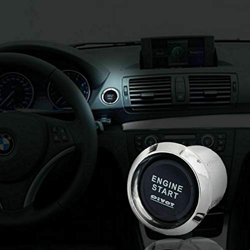 MACHSWON MACHSWON 12V LED Push Start Button Switch Kit for Easy Car Engine Ignition - View 5 of 7