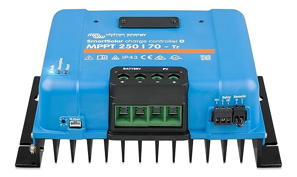 Victron Energy Victron Energy SmartSolar MPPT Charge Controller: 70A, Bluetooth, 12-48V for Efficient Solar Panel Charging - View 6 of 11