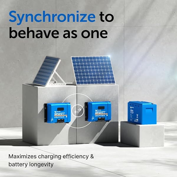 Victron Energy Victron Energy SmartSolar MPPT Charge Controller: 70A, Bluetooth, 12-48V for Efficient Solar Panel Charging - View 9 of 11