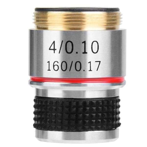 Oumefar Oumefar 4X Compound Microscope: Achromatic Lens, 160mm Distance, Copper Mirror Body - View 4 of 10