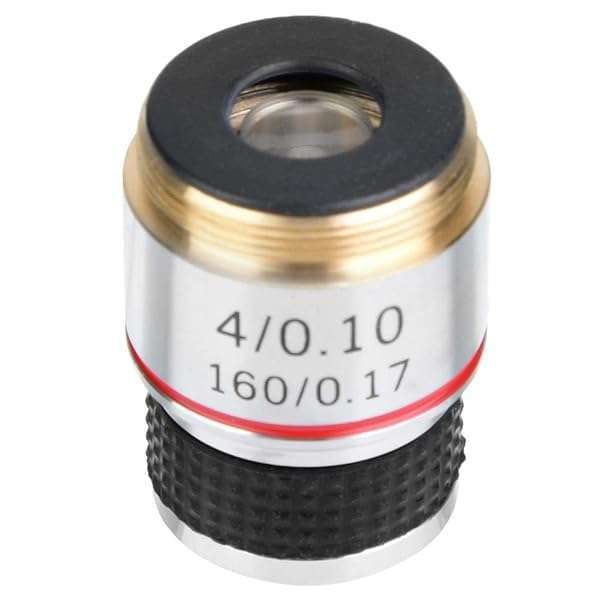 Oumefar Oumefar 4X Compound Microscope: Achromatic Lens, 160mm Distance, Copper Mirror Body - View 5 of 10