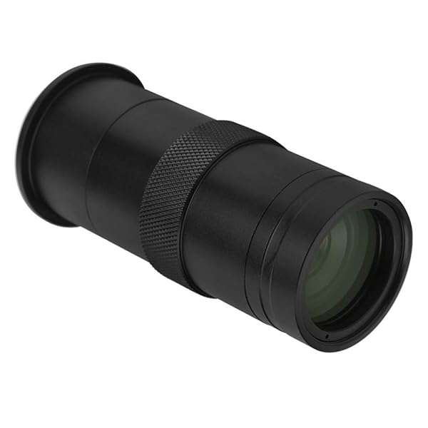 EBTOOLS 8X-100X C Mount CCD Microscope Lens - Adjustable 25mm Zoom for Digital Industry Cameras