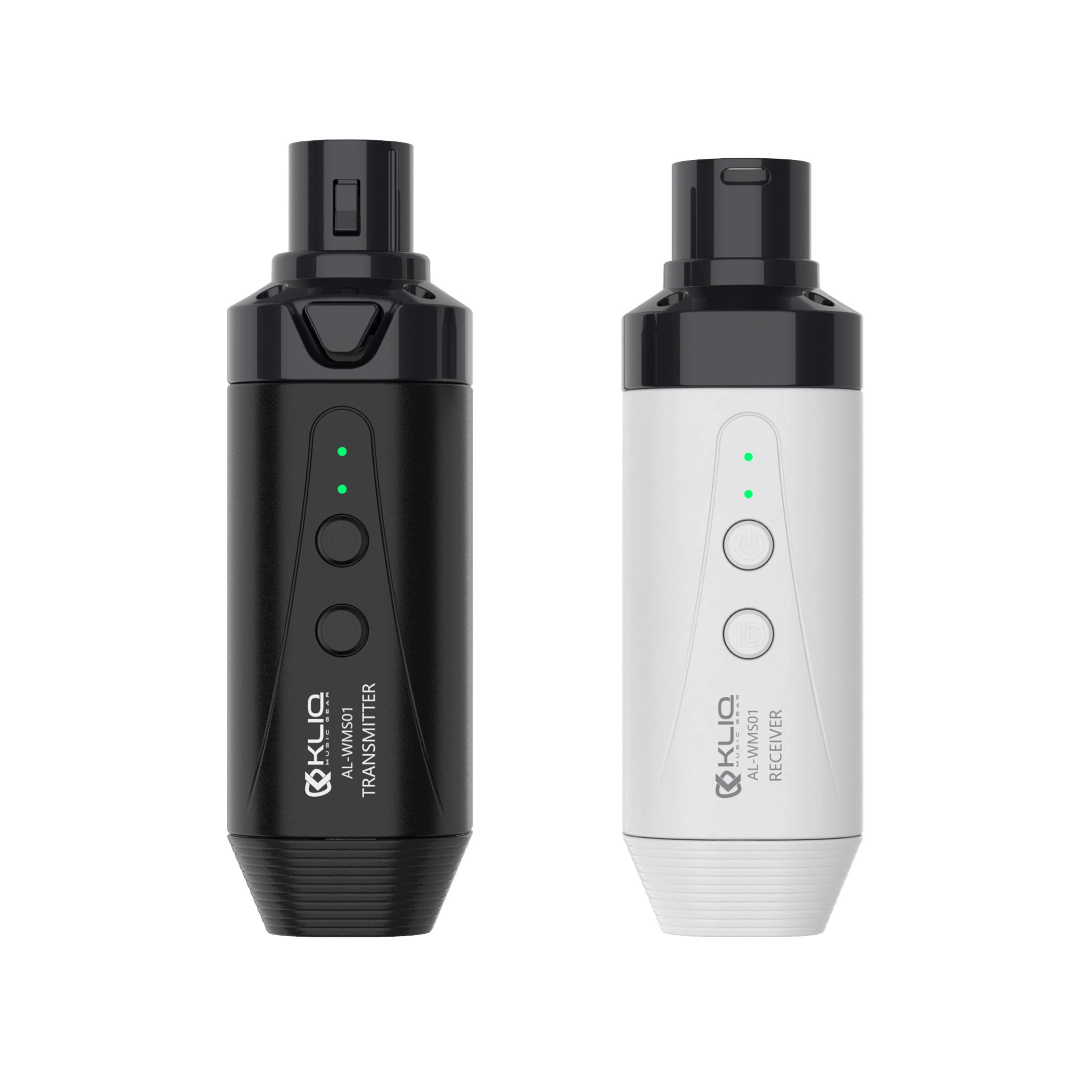 KLIQ Airlink 5.8 GHz Rechargeable Wireless Microphone Transmitter Receiver Set for Clear Audio Performance
