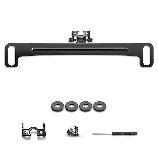 Pixelman Universal Stainless Steel Rear View Camera Mount for Backup Cameras - Easy Installation License Plate Bracket - View 2 of 9
