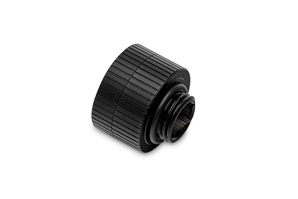 EK EKWB EK-Quantum Torque 14mm Rotary Male to Female Extender Fitting Black for Efficient Liquid Cooling Systems - View 3 of 4