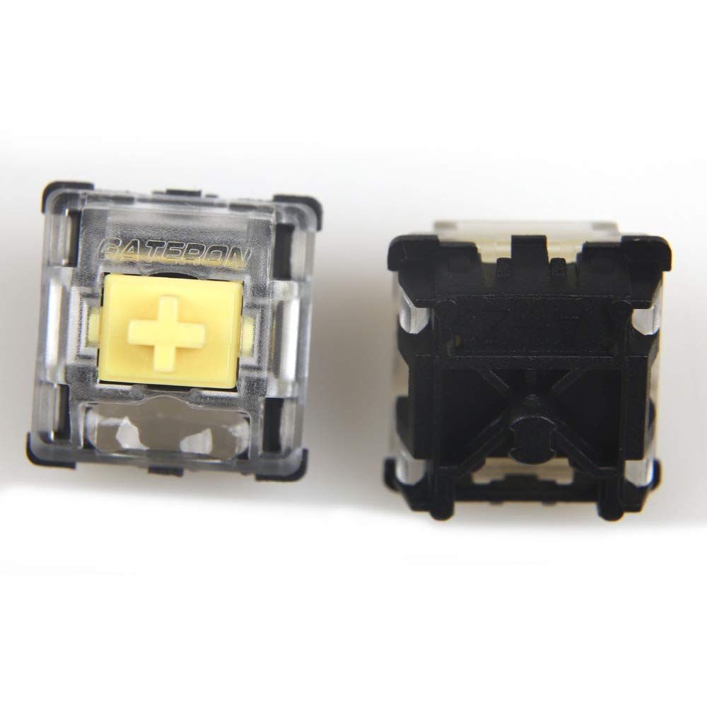 Wholesales KS-15 Gateron Optical Switches 70PCS for SK61 SK64 Keyboards Optical Yellow Interchangeable Switches