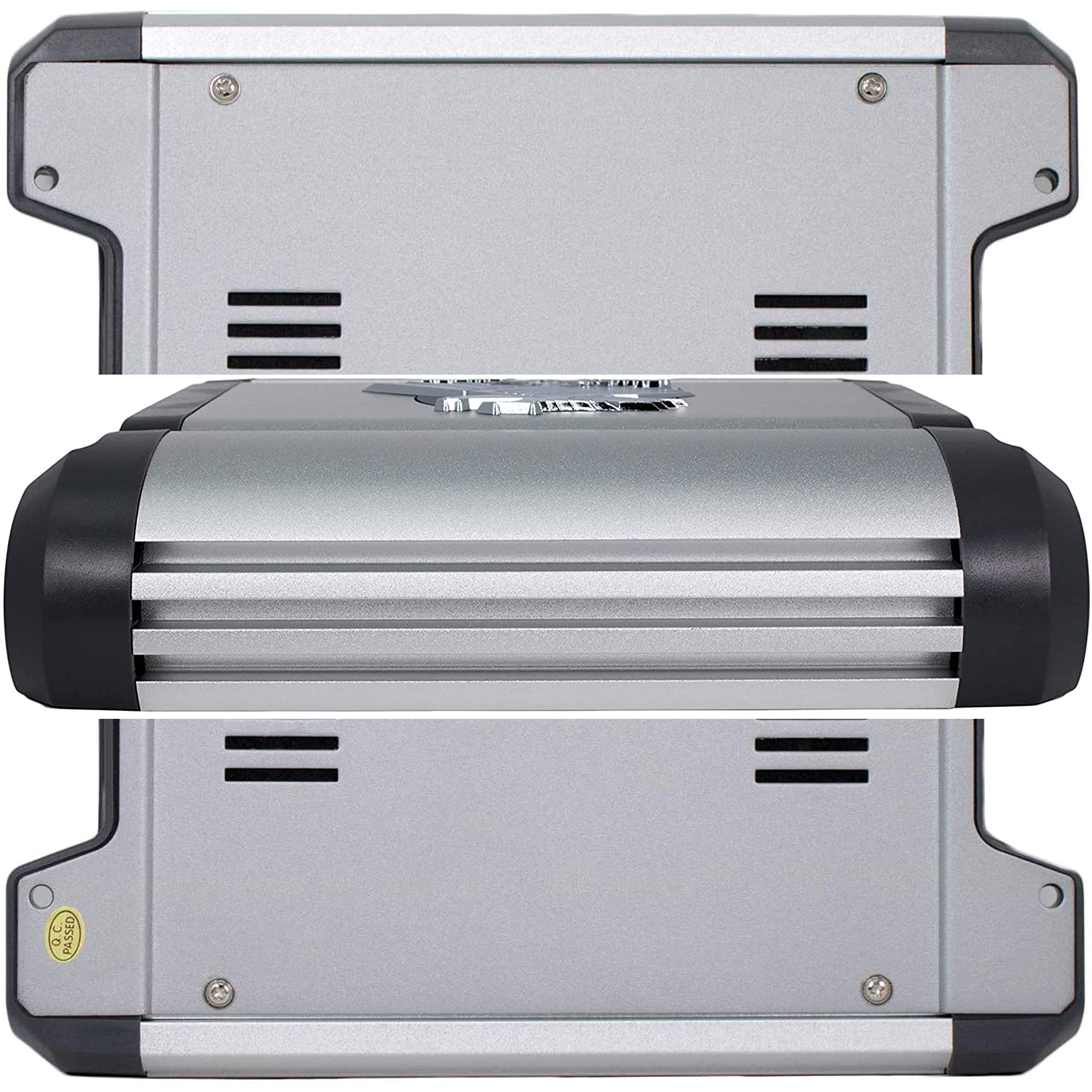 SoundXtreme Audio System ST1000.2 2000 Watt Car Amplifier Class AB with Remote Control for Subwoofer 2/4 Ohm Stable Mosfet Power Supply - View 3 of 7