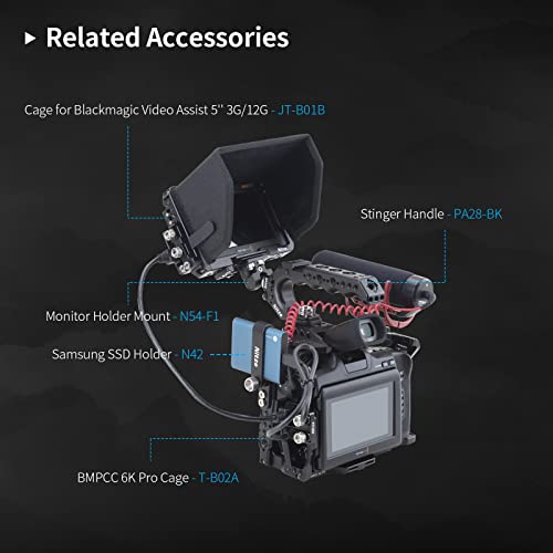 Nitze Buy Nitze N54-F1 Field Monitor Mount: Quick Release Cold Shoe, Swivel & Tilt Adjustable Holder - View 8 of 8